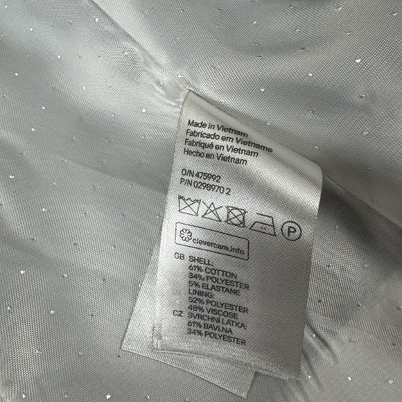 H&M Capsule Black Blazer Suit Jacket Size 10 Chic Minimal Modern Classic - Picture 4 of 8